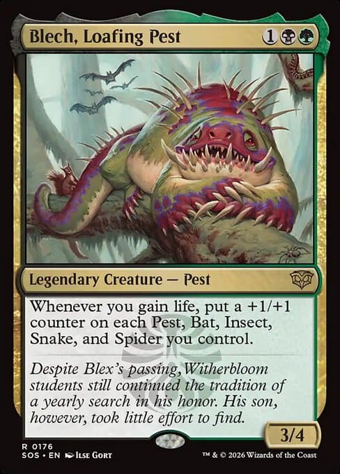Blech, Loafing Pest Commander deck