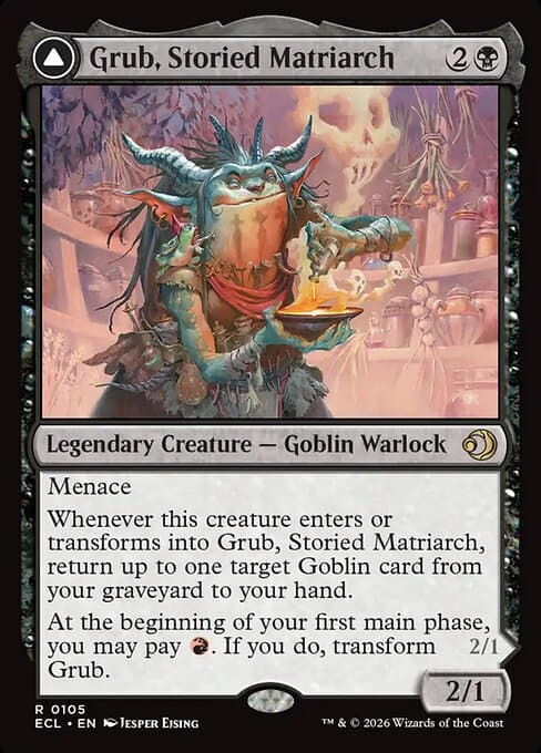 Grub, Storied Matriarch Commander deck