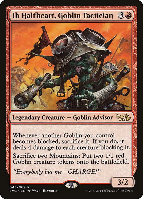 Ib Halfheart, Goblin Tactician Commander deck