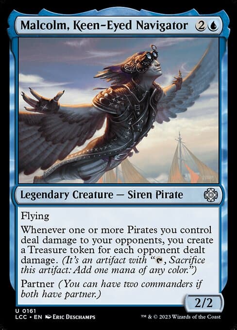 Malcolm and Breeches Commander deck